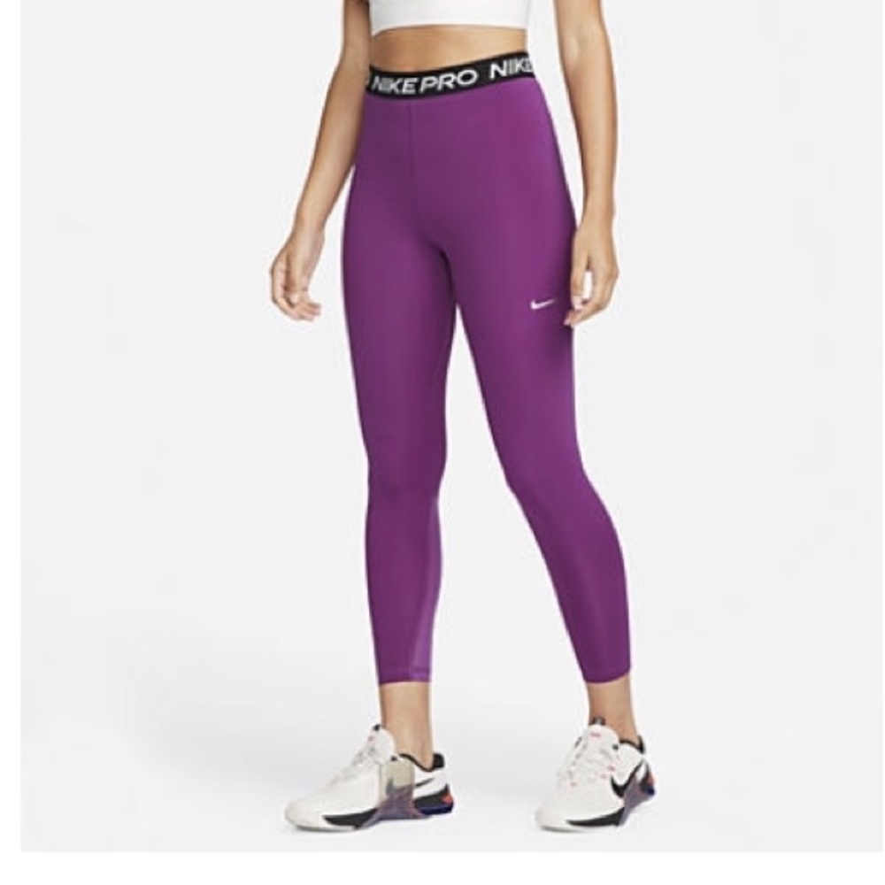 Nike Pro 365 mesh leggings high waisted